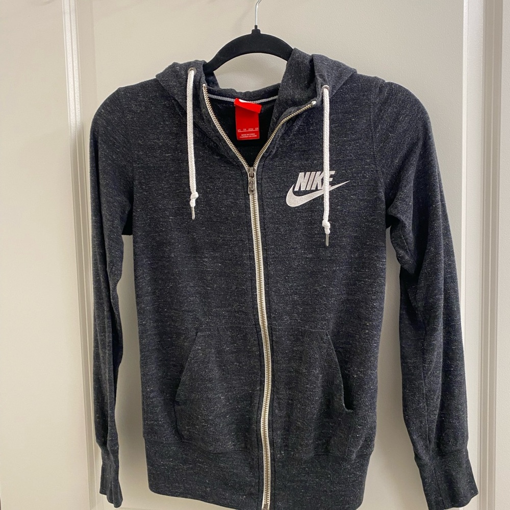 Nike Dark Gray Full-Zip Hoodie